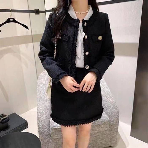 HELLO FASHION Tweed Co-Ord Sets